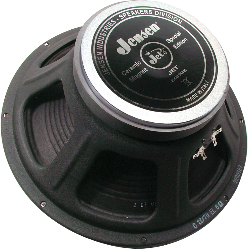P A Jc12 70el Tilted - Jensen Jet Electric Lightning 10" 50 Watt Guitar Speaker, (800x805), Png Download