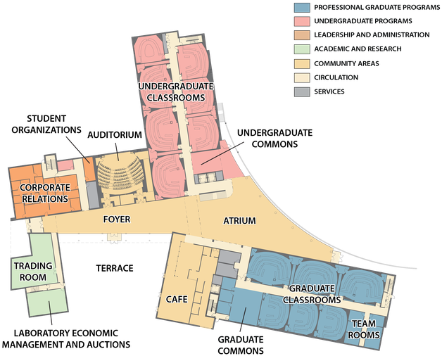 First Level Map Of The Smeal Business Building - Penn State Smeal College Of Business (768x593), Png Download