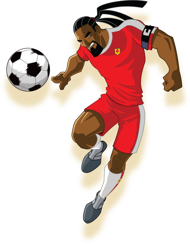 Dancing Rasta - Supa Strikas Dancing Rasta (777x1000), Png Download
