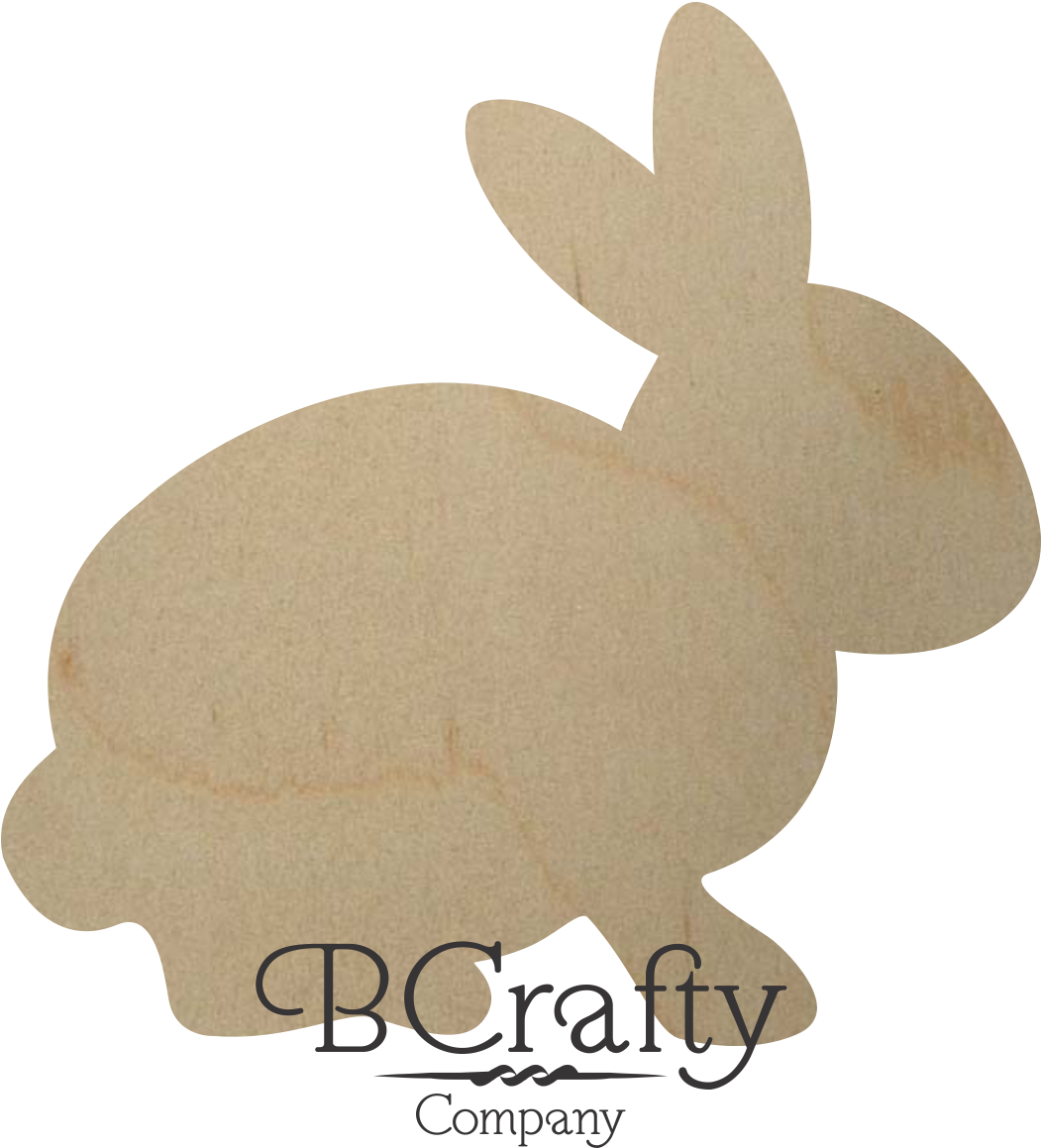 Wooden Rabbit Cutout - Rabbit Cutouts (1124x1690), Png Download