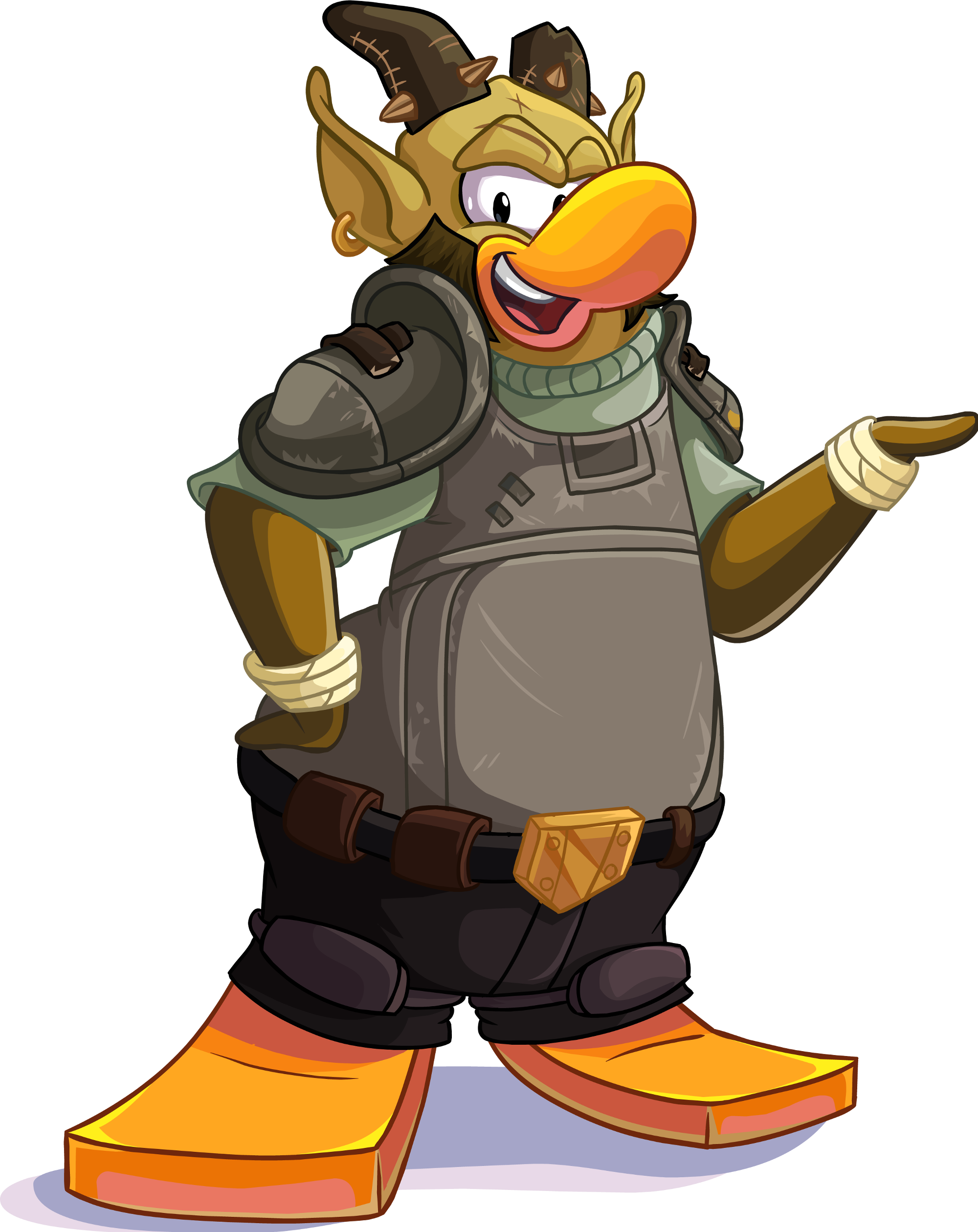 Penguin Style Jan 2015 2 - Cartoon (2000x2520), Png Download