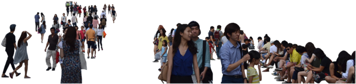 Png Images - Crowd (750x216), Png Download