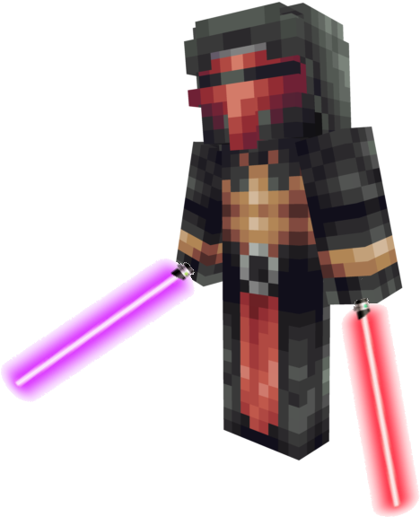 Undefined - Personajes De Minecraft En Star Wars (640x640), Png Download