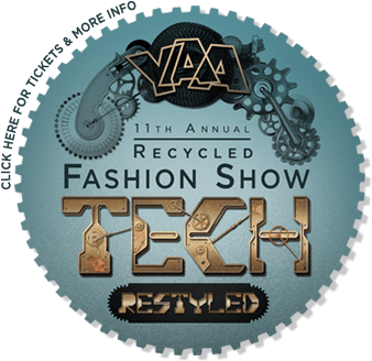 11th Annual Yaa Teen Recycled Fashion Show - Label (522x352), Png Download