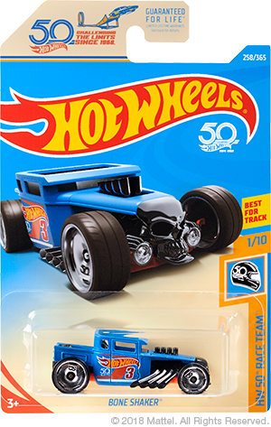 hot wheels 50th anniversary bone shaker