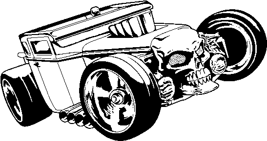 Drawing Hot Wheels 20 - Hot Wheels Bone Shaker Logo (600x470), Png Download