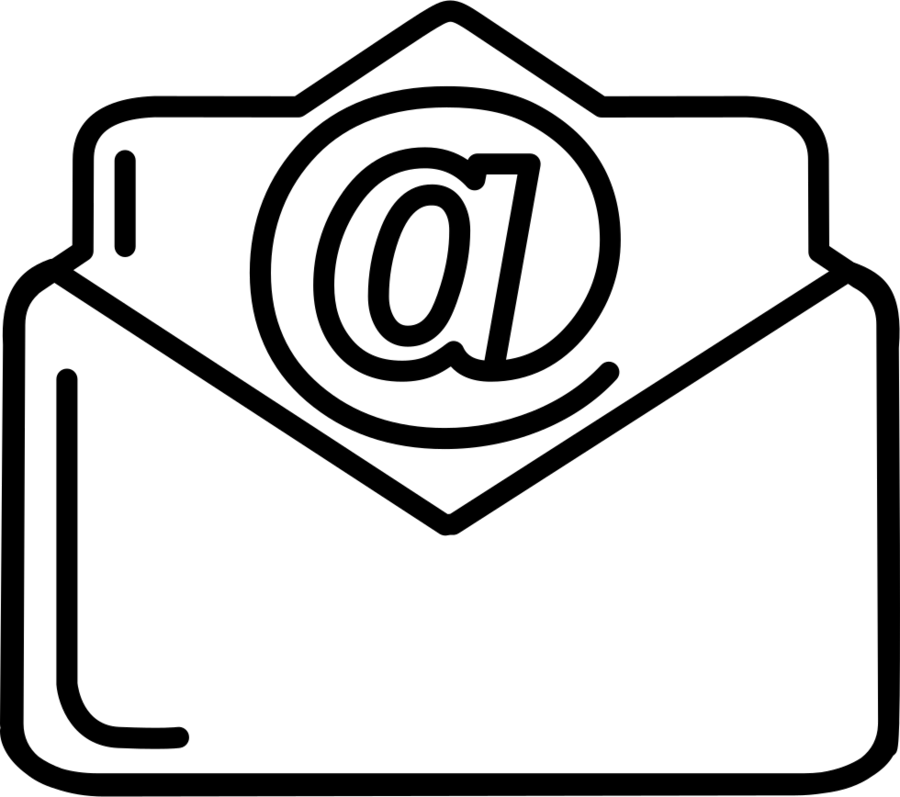 Download Correo Electronico Para Dibujar Clipart Email - Signo De Correo Electronico (900x797), Png Download