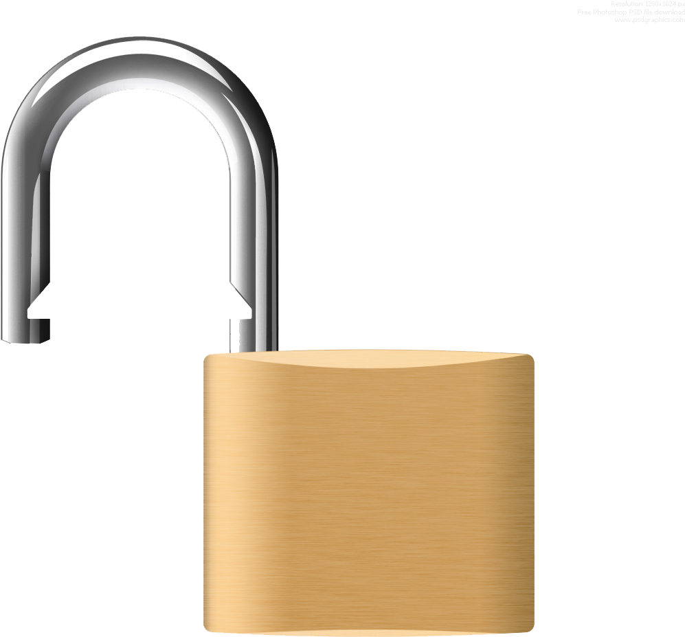 Padlock (1280x1024), Png Download