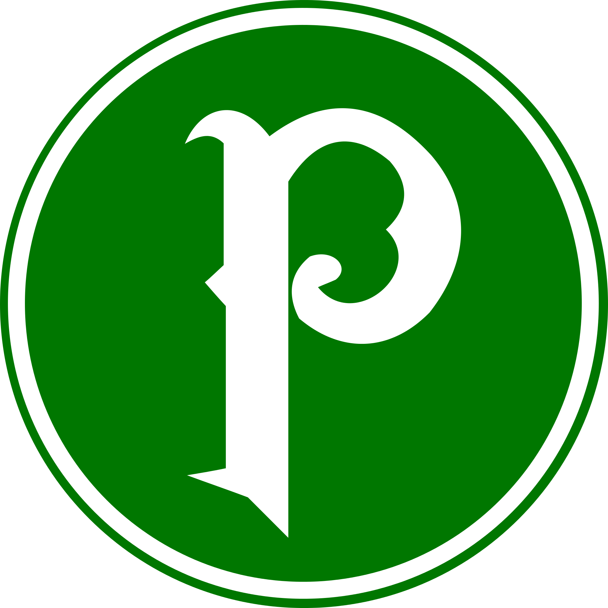 Open - Palmeiras Logo (2000x2000), Png Download