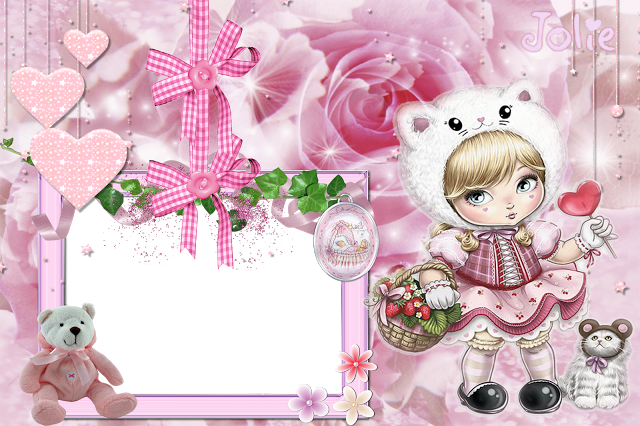 Jolie - Molduras Para Meninas Em Png (640x426), Png Download