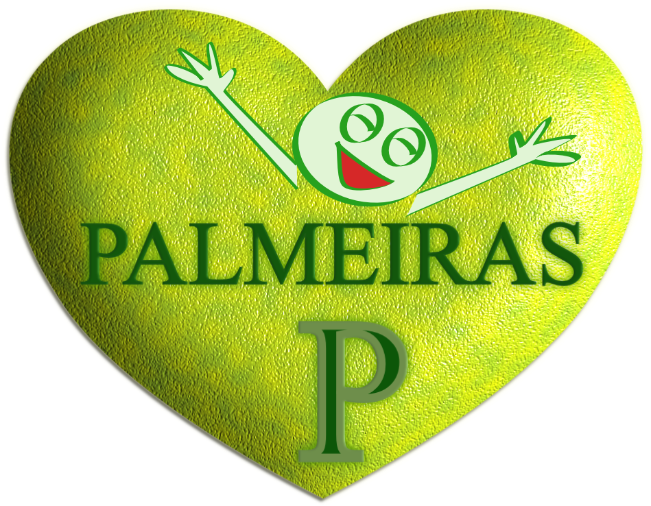 Coração Verde Palmeira (990x765), Png Download