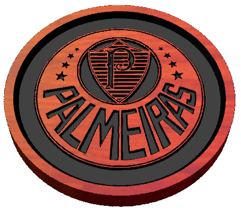 Porta Copos Confeccionados Em Madeira Maciça Com Escudos - Circle (470x416), Png Download