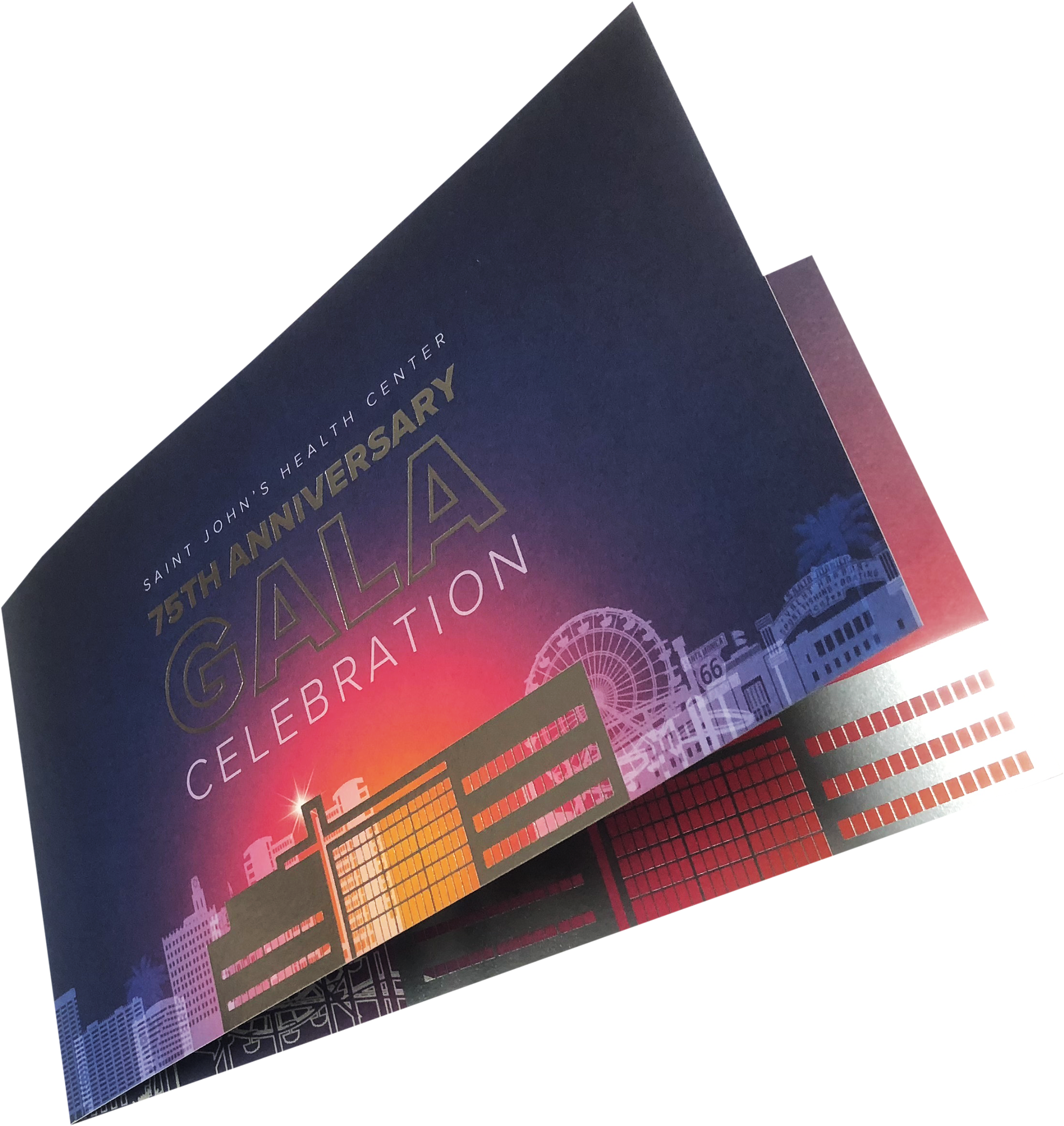 Invitation, Postcard, Foil Stamp, Digital, 4 Color, - Printing (2000x2097), Png Download