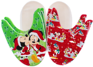 Mickey And Minnie Mix N Match Holiday Kiss Zlipperz - Mickey Mouse (400x400), Png Download