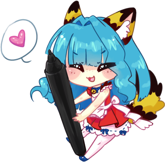 Draw You A Cute Chibi - Painting (680x680), Png Download