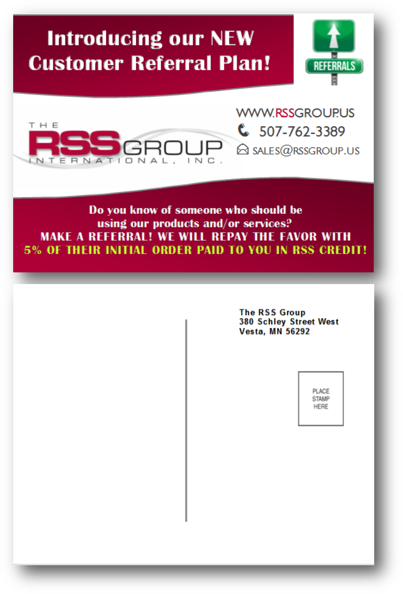 Postcard Design By Standout Design For The Rss Group - Definition (837x1228), Png Download