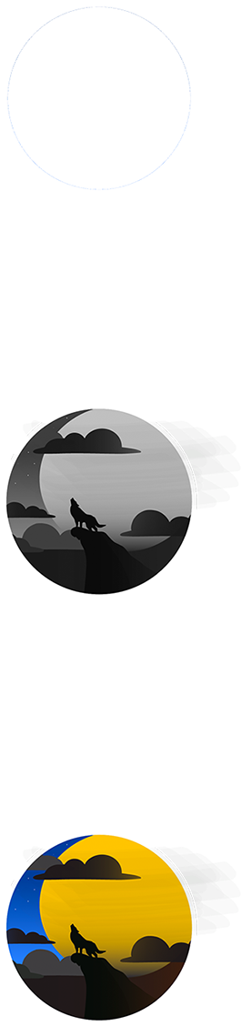 Wolf Icon - Emblem (600x1657), Png Download