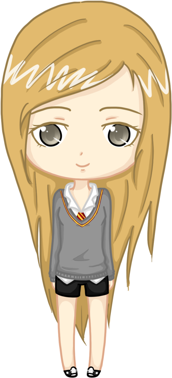 Chibi Girl By Shortiepower On Clipart Library - Girl Chibi (632x1264), Png Download