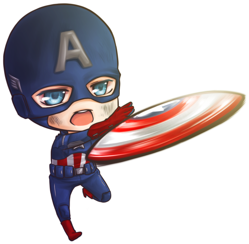 Learn How To Draw A Camel Step By Step - Captain America Chibi Png (895x881), Png Download