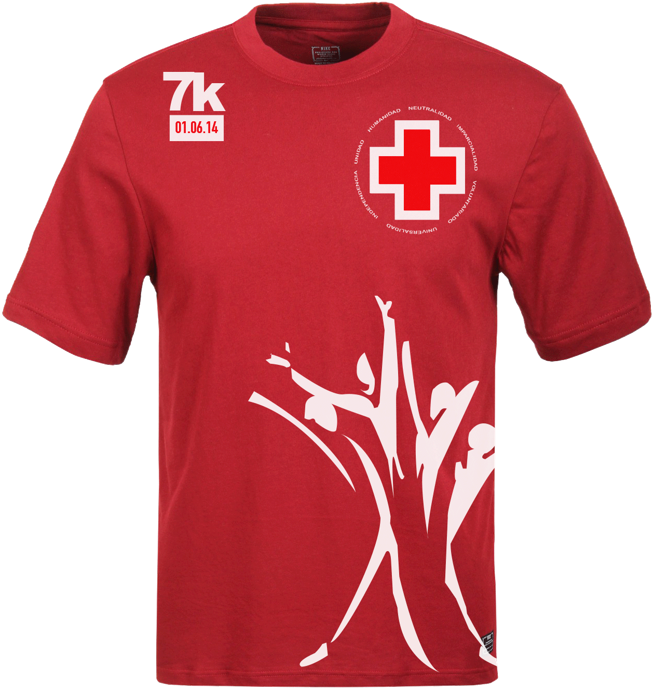 Carrera De La Cruz Roja Del Guayas - Camisetas De La Cruz Roja (680x703), Png Download