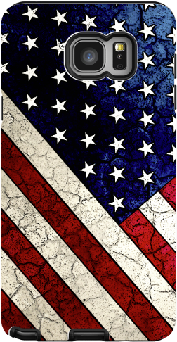American Flag Galaxy Note 5 Case - Mobile Phone (550x550), Png Download