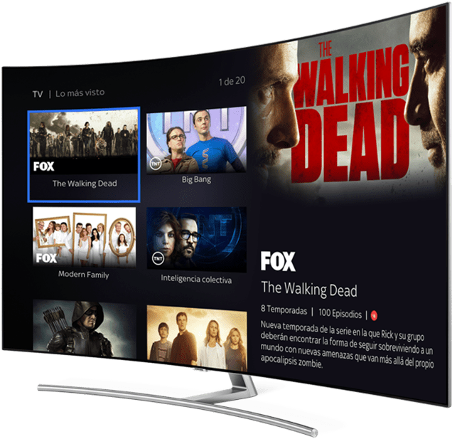 The Newly Launched Sky Spain Is Now Available Through - Samsung Smart Tv (900x675), Png Download