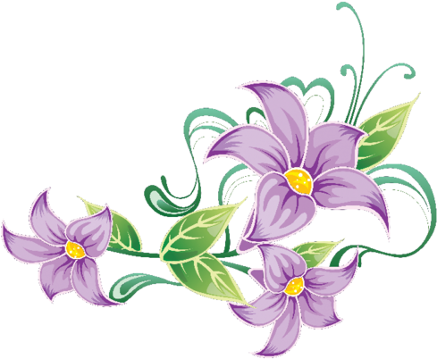 Ahora Deberemos Cargar Este Dibujo En Blender Para - Flower Wall Mural - Delight (500x424), Png Download