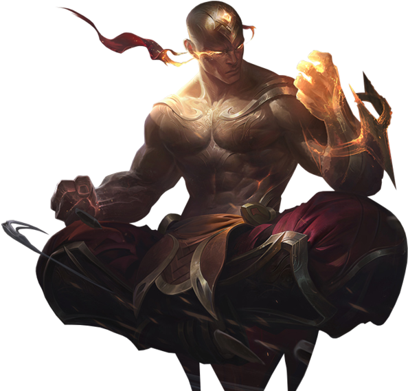 God Fist Lee Sin By Gameplayart-db34d3h - Lee Sin Puño De Dios Render (815x603), Png Download
