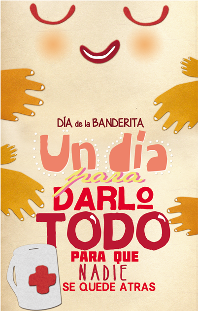 Coca-cola Colabora Con El Día De La Banderita De Cruz - Badajoz (710x630), Png Download