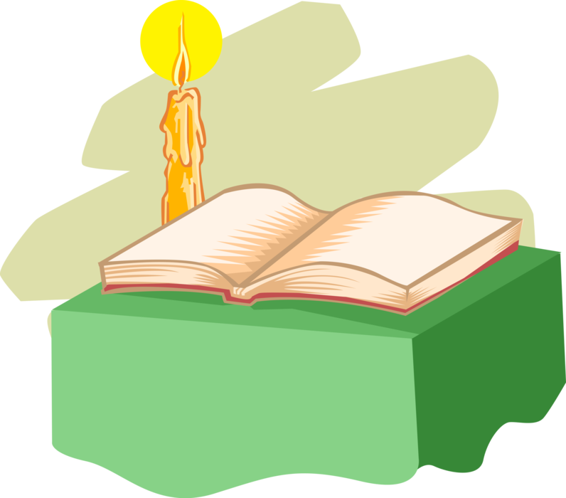 Vector Illustration Of Religious Good Book Holy Bible - Bible (796x700), Png Download