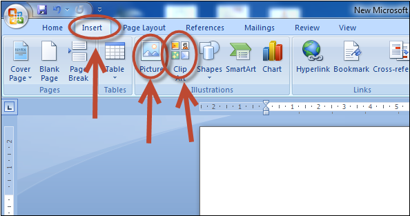 Clipart In Microsoft Word - Open Clipart In Word (725x391), Png Download