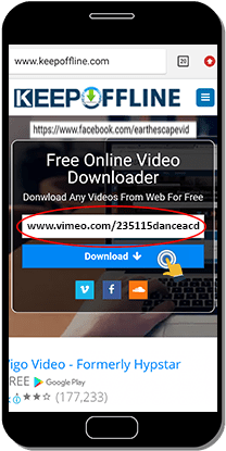 Vimeo Mobile 3 - Iphone (372x420), Png Download