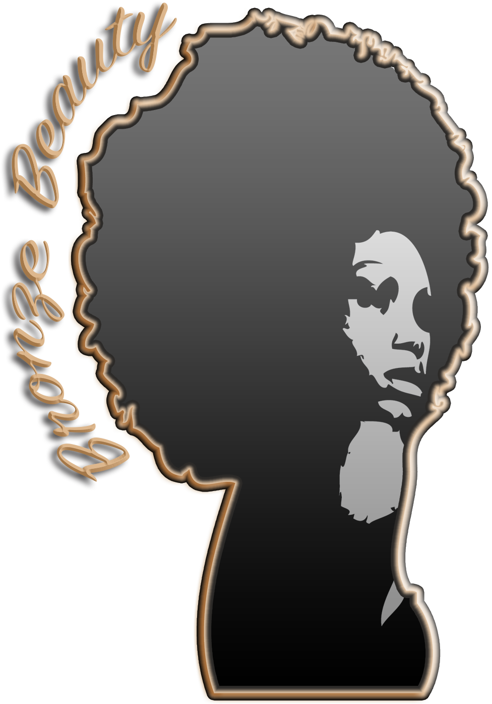 Bestickers Custom Wall Window Afro Girl Woman Beautiful (1186x1804), Png Download
