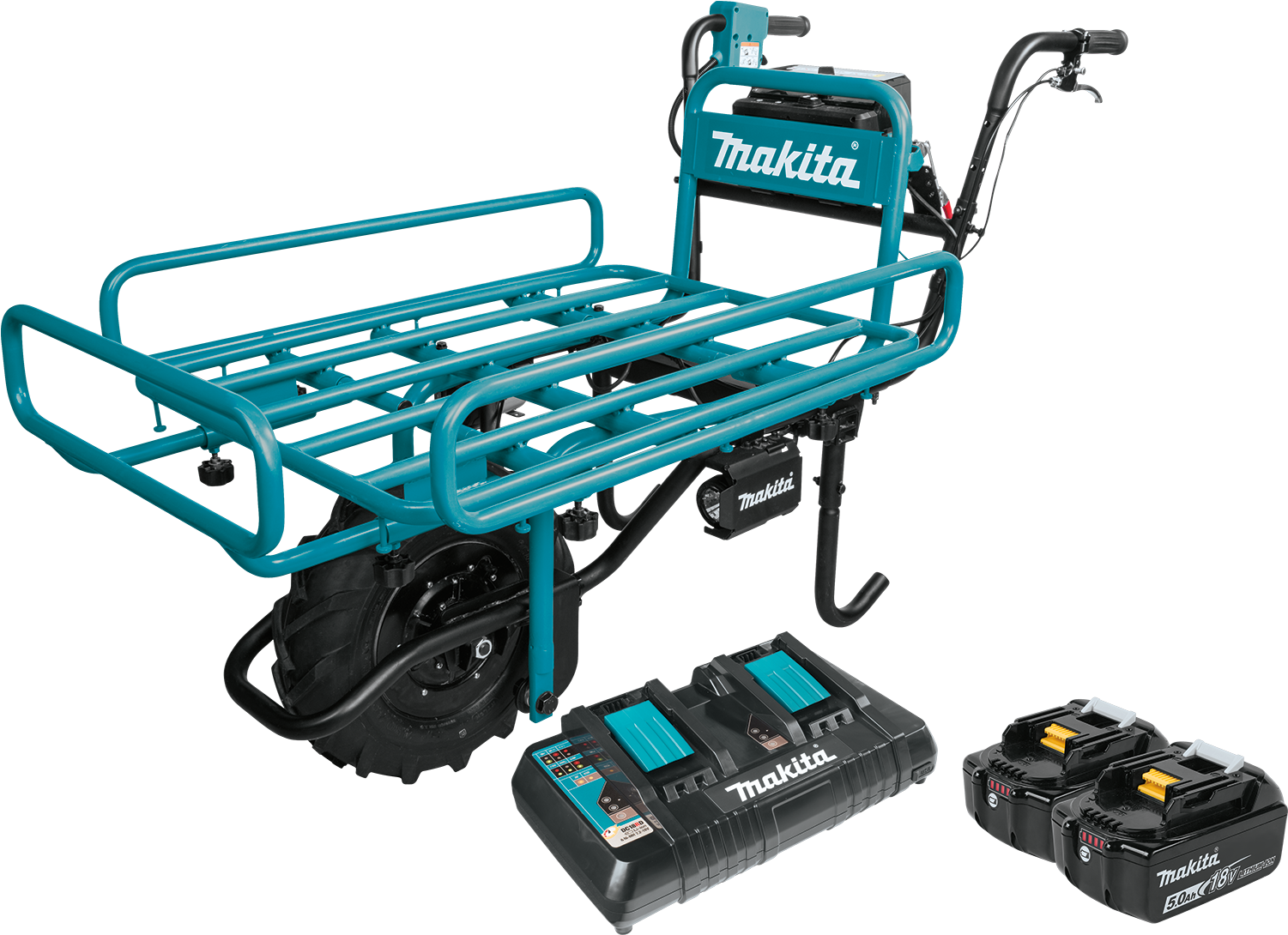 Xuc01ptx2 - Makita Usa - 18 Volt Lxt Lithium-ion Battery And Dual (1500x1500), Png Download