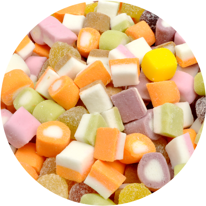Dolly Mixtures (700x701), Png Download