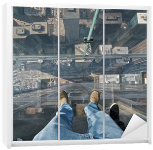 Balcony Viewer Of Sears Tower Wardrobe Sticker • Pixers® - Balcony (400x400), Png Download