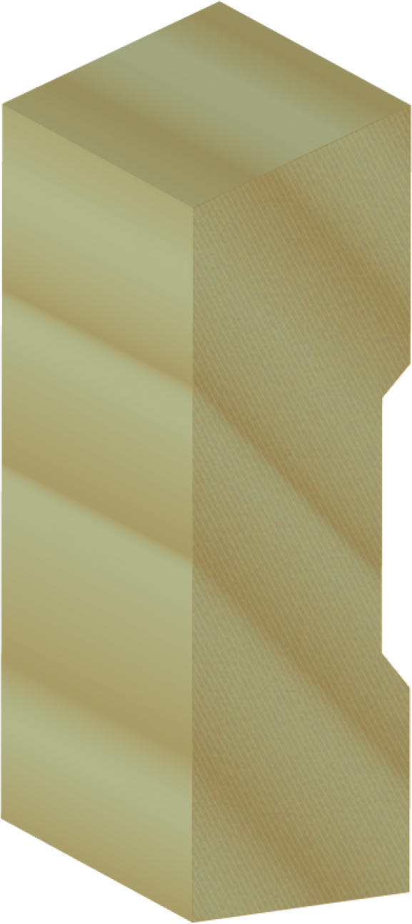 Single Bevel - Hume Doors & Timber (640x1322), Png Download