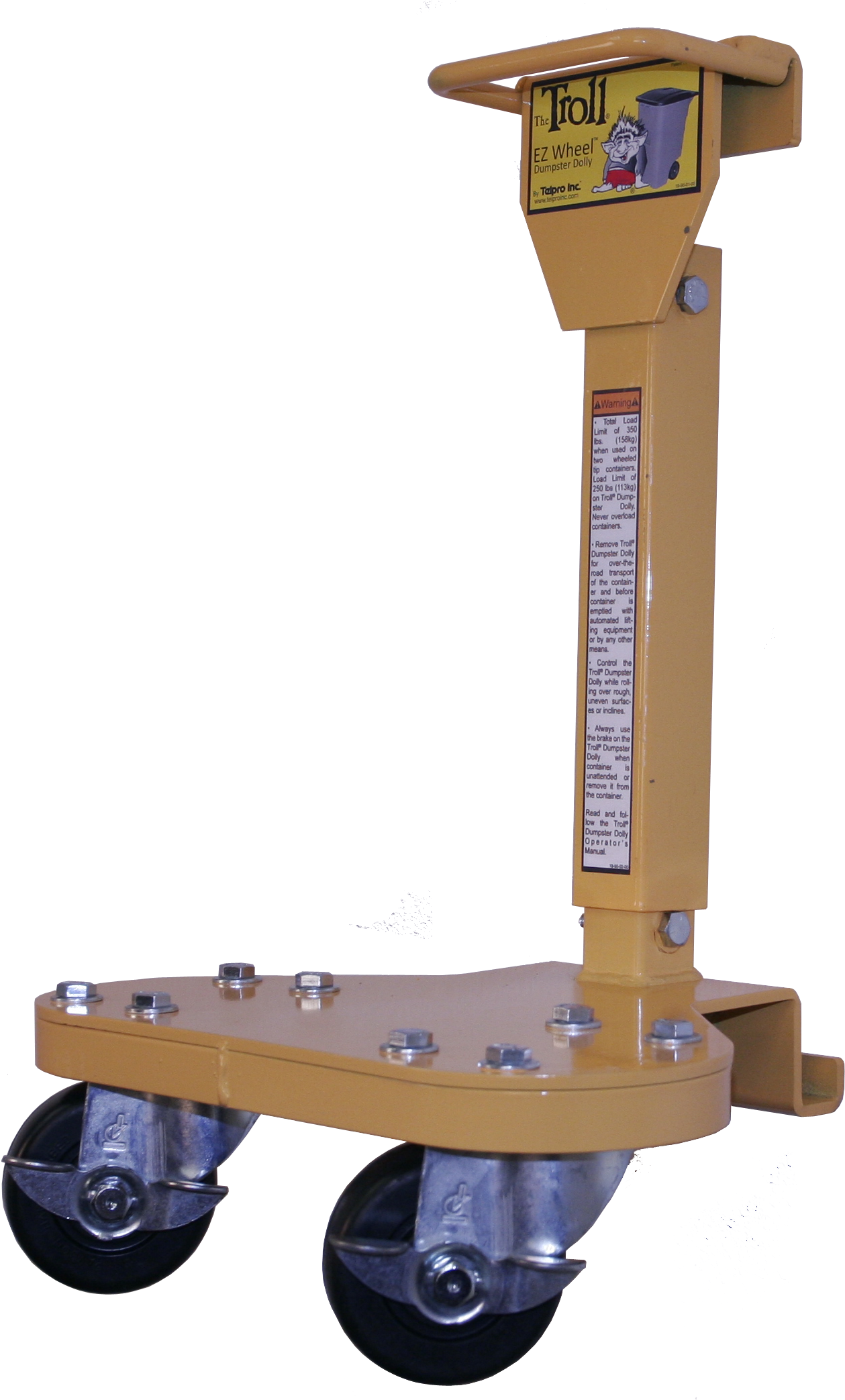 For Safely Handling Large Capacity 65 Gal - Pallet Jack (1360x2108), Png Download