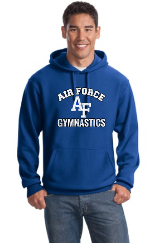 Af Gymnastics Distressed - Sport-tek Men's Front Pouch Pocket Pullover Hooded (500x500), Png Download