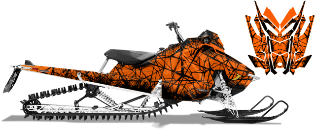 Axys Rmk Ice Breaker - Arcticfx Hood/side Kit Three.4 Yellow Ski-doo Xm 01-3-31-32-07 (650x312), Png Download