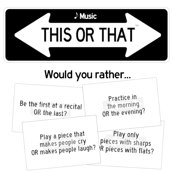 Music This Or That - Would You Rather Icebreaker (600x600), Png Download