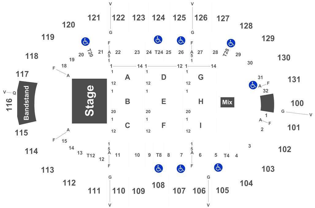 J Balvin Tickets On October 07, 2018 At Freeman Coliseum - Ricoh Coliseum Seating Chart Wwe (1050x700), Png Download
