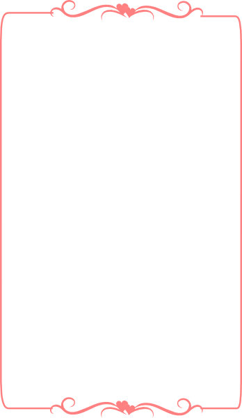 How To Set Use Hearts Frame Clipart - Heart Frame A4 (348x600), Png Download