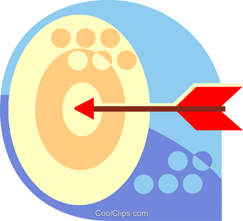 Targets And Objectives Royalty Free Vector Clip Art - Improve Writing Communication (480x437), Png Download