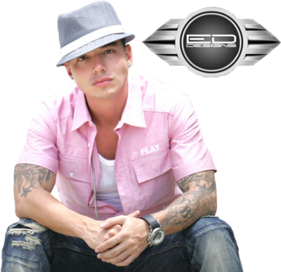 J Balvin Psd - J Balvin (400x387), Png Download