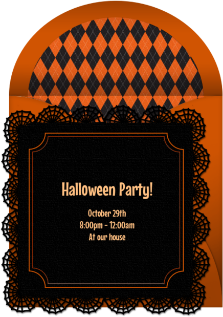Spider Web Border Online Invitation - Casa Da Música (650x650), Png Download