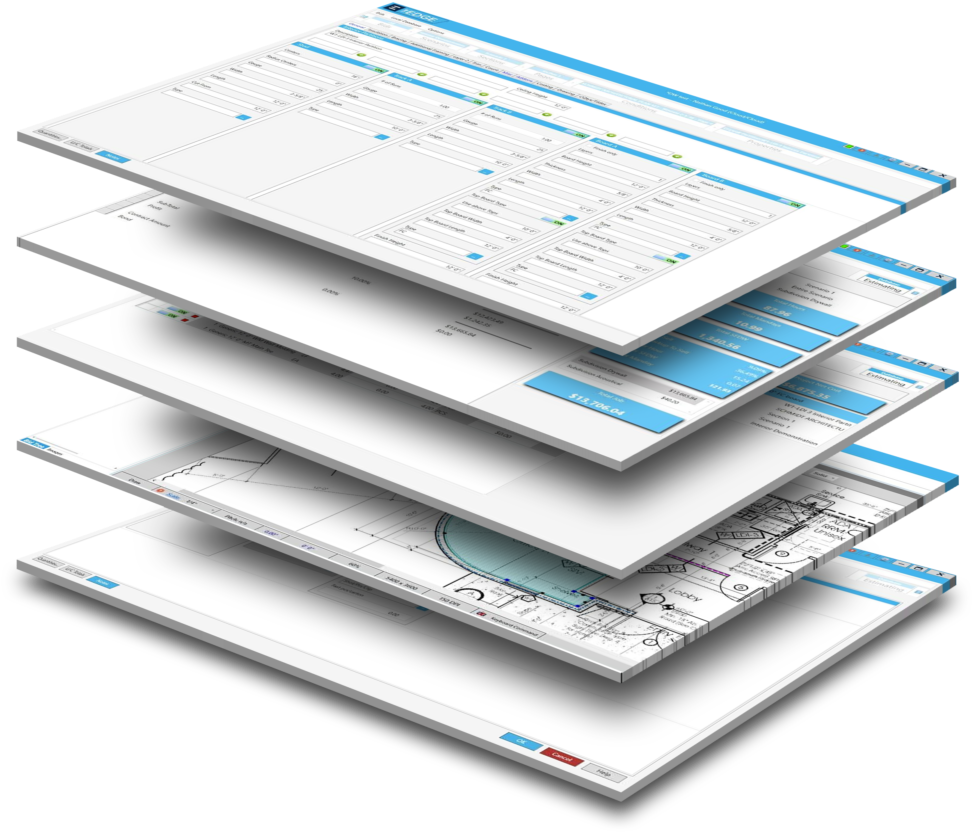 Takeoff And Construction Estimating Software For Subcontractors - Software (1024x886), Png Download