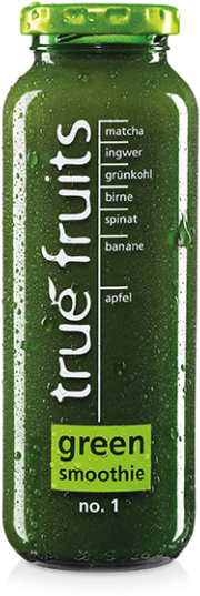 True Fruits Green Smoothie (202x650), Png Download