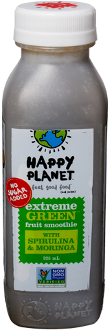 Happy Planet Extreme Green Smoothie - Happy Planet Organic Health Fruit Juice (600x500), Png Download