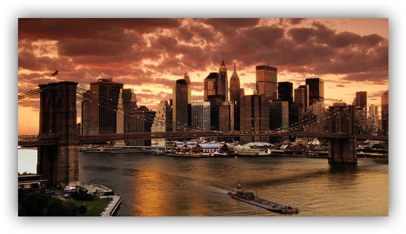 Ohpopsi Hudson Wall Mural Multi X-large 149314 (835x492), Png Download